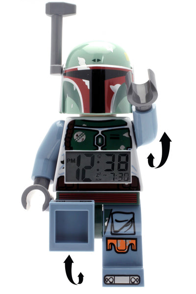 LEGO® Star Wars™ Boba Fett™ Minifigure Clock