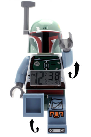 LEGO® Star Wars™ Boba Fett™ Minifigure Clock