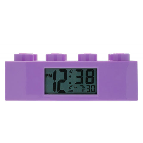 LEGO® Brick Alarm Clock Friends Purple