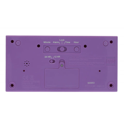 LEGO® Brick Alarm Clock Friends Purple
