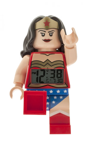 LEGO® DC Comics Super Heroes Wonder Woman™ Minifigure Clock