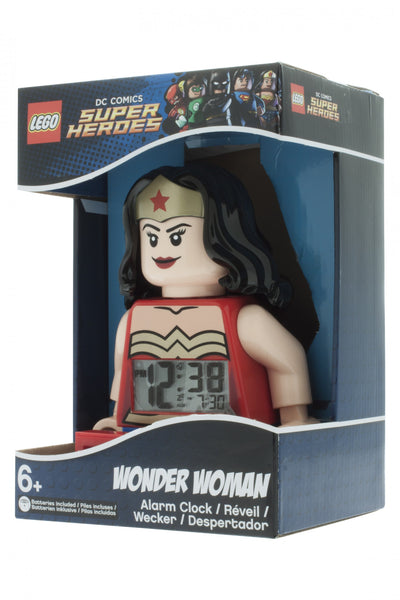 LEGO® DC Comics Super Heroes Wonder Woman™ Minifigure Clock