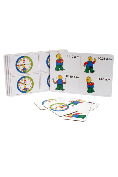 LEGO® Time Teacher Boy Kids' Minifigure Link Watch & Constructible Clock