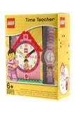 LEGO® Time Teacher Girl Kids' Minifigure Link Watch & Constructible Clock