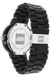 LEGO® 4 Stud Brick Black/Chrome Adult Watch