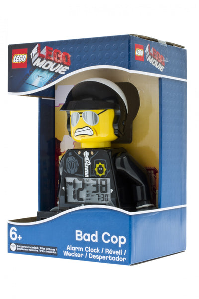 LEGO® Movie Bad Cop Minifigure Alarm Clock